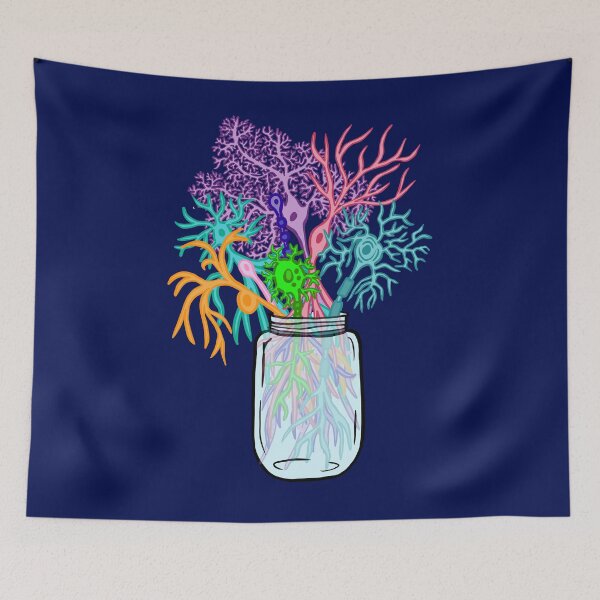 Item preview, Neural Bouquet - Neuroscience designed and sold by BundaBear.