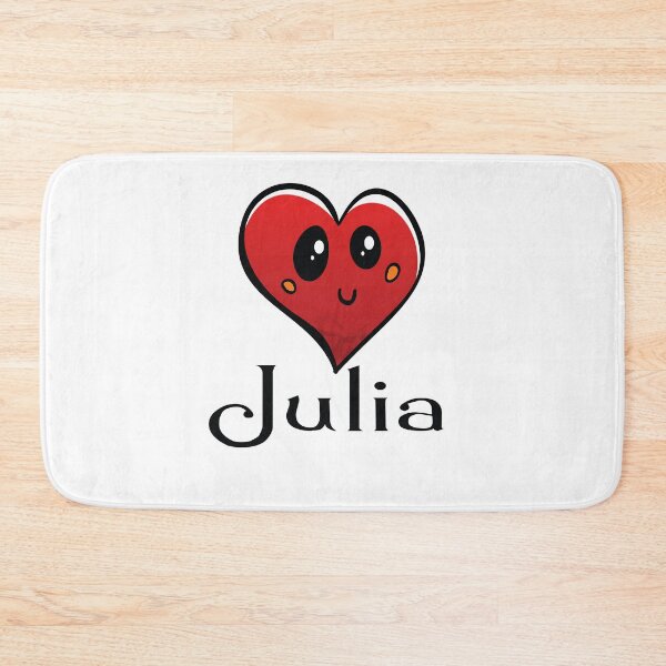 Item preview, Julia Cute Heart My Name Is Julia designed and sold by ProjectX23.