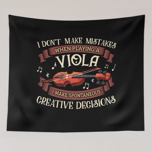 Item preview, Funny Viola Lover Gift - Don't Make Mistakes When Playing - Viola Player designed and sold by kntranhoang.