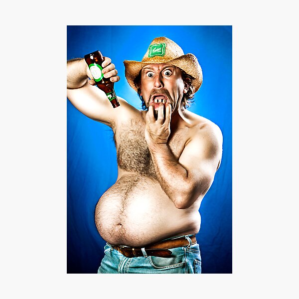 Mr September - The Drought Hits Home. Photographic Print