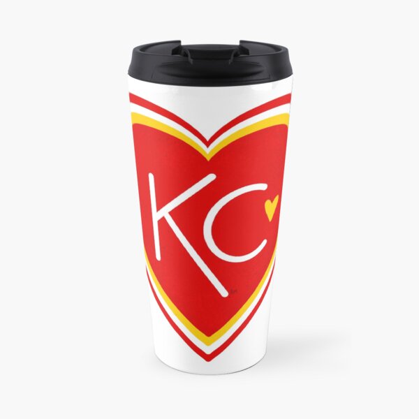 KC Love Red & Yellow Travel Mug
