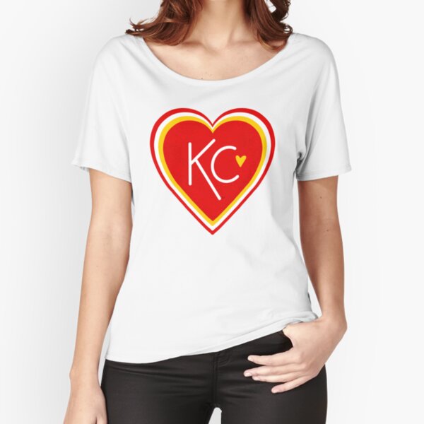  KC Heart Love Kansas City T-Shirt Adult Womens and