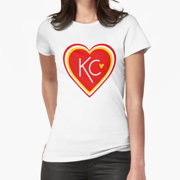  KC Heart Love Kansas City T-Shirt Adult Womens and