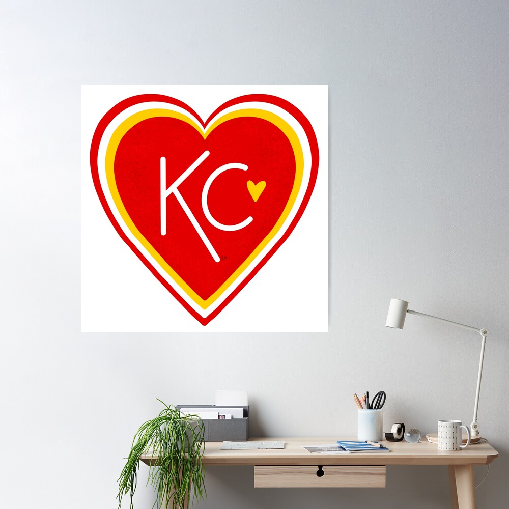 KC Love Red & Yellow Poster for Sale by RuthMCreative