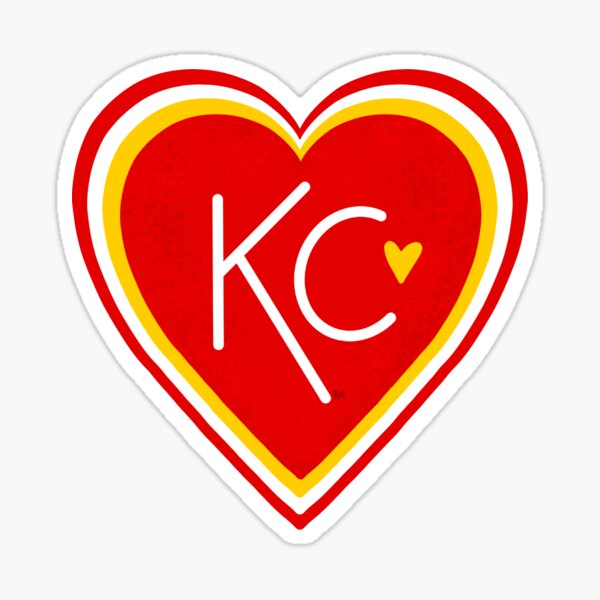 KC Love Red & Yellow Sticker