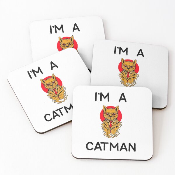 Catman Coasters (Set of 4)