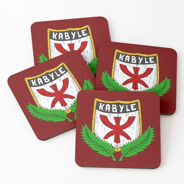 Item preview, kabyle. proud. berber flag on shield.  designed and sold by JJadx.