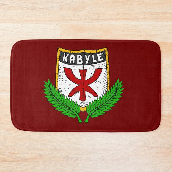 Item preview, kabyle. proud. berber flag on shield.  designed and sold by JJadx.