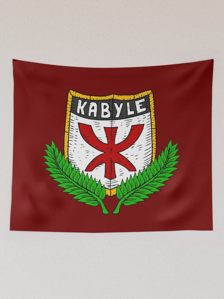 Le Drapeau National Kabyle Sur Un Fond De Drapeau Amazigh – MAK