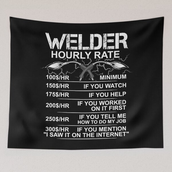 Item preview, Funny Welder Gift - Sarcastic Gift - Hourly Labor Rate - Welding designed and sold by kntranhoang.