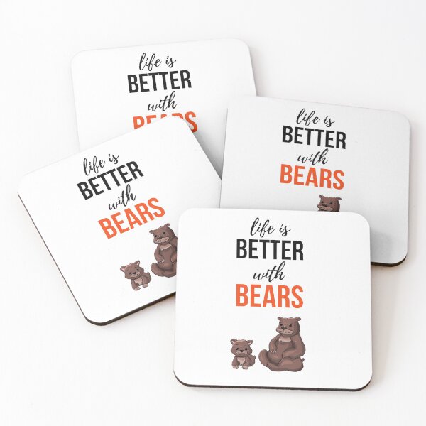 Item preview, Life Is Better With Bears designed and sold by PinkPandaPress.