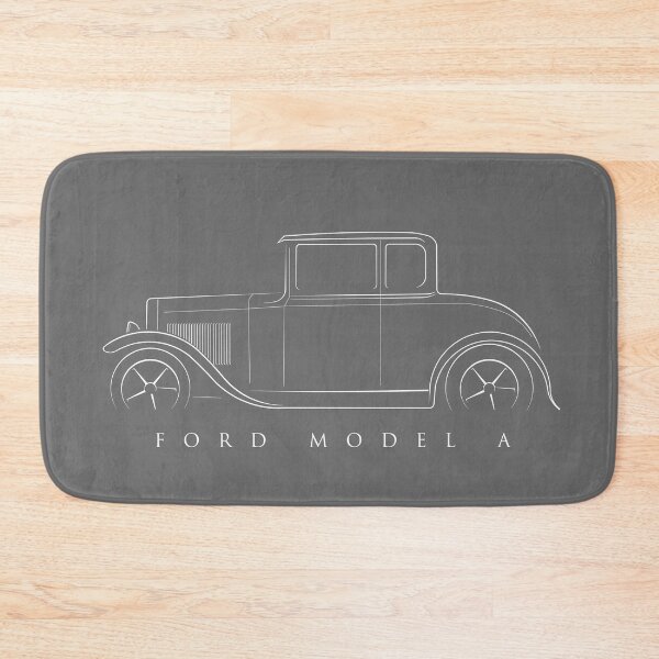 Item preview, 1930 Ford Model A - profile stencil, white designed and sold by mal-photography.