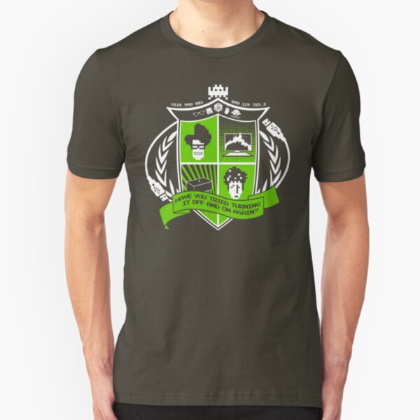 The IT Crowd Crest Slim Fit T-Shirt