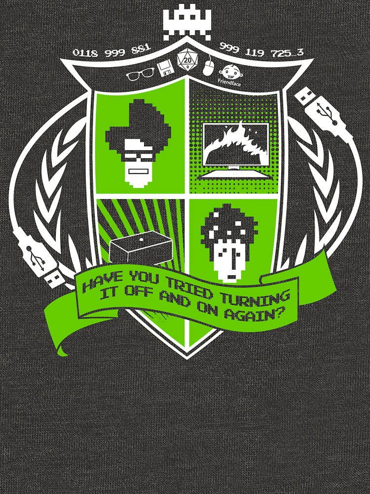 Thumbnail 5 of 5, Pullover Hoodie, The IT Crowd Crest designed and sold by TomTrager.