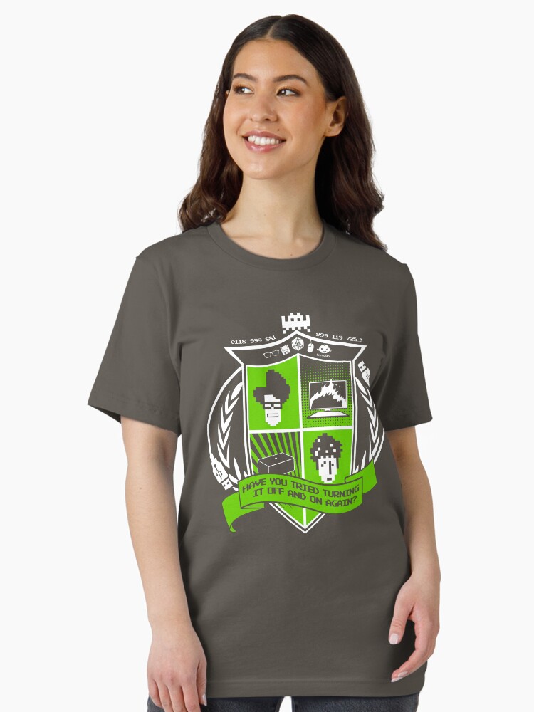 Thumbnail 2 of 7, Essential T-Shirt, The IT Crowd Crest designed and sold by TomTrager.