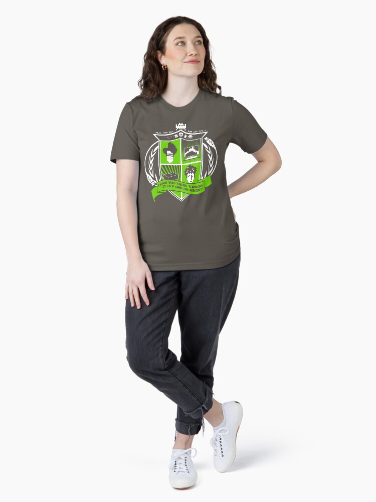 Thumbnail 4 of 7, Essential T-Shirt, The IT Crowd Crest designed and sold by TomTrager.