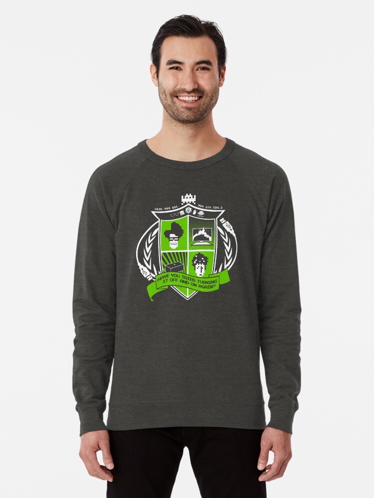 Thumbnail 1 of 5, Lightweight Sweatshirt, The IT Crowd Crest designed and sold by TomTrager.