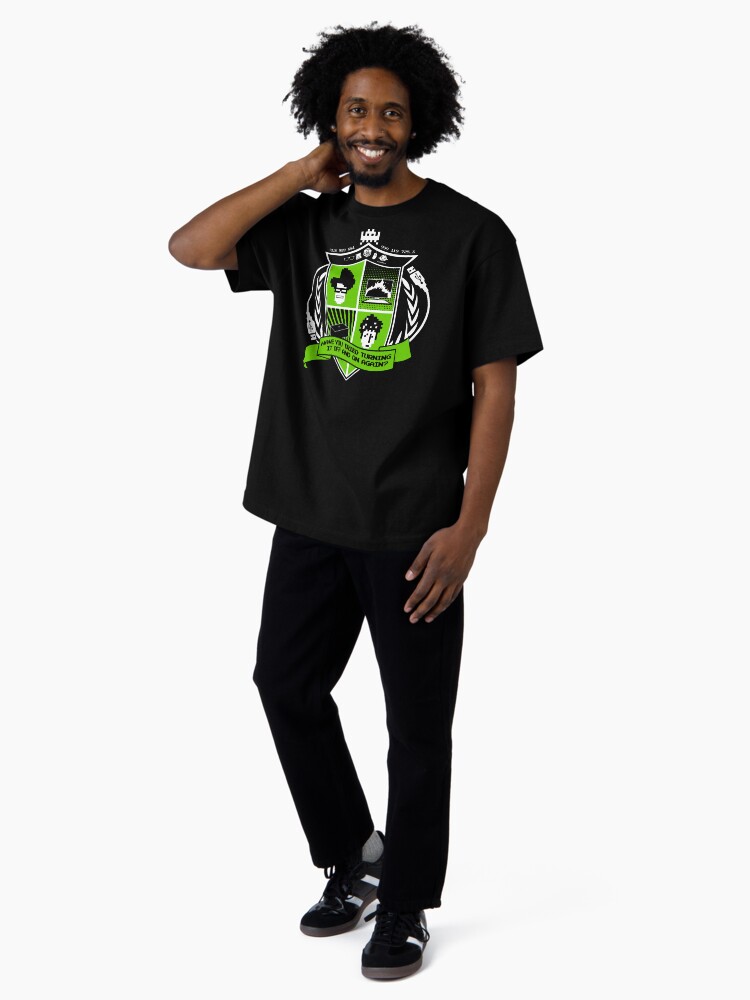 Thumbnail 4 of 7, Oversized T-Shirt, The IT Crowd Crest designed and sold by TomTrager.