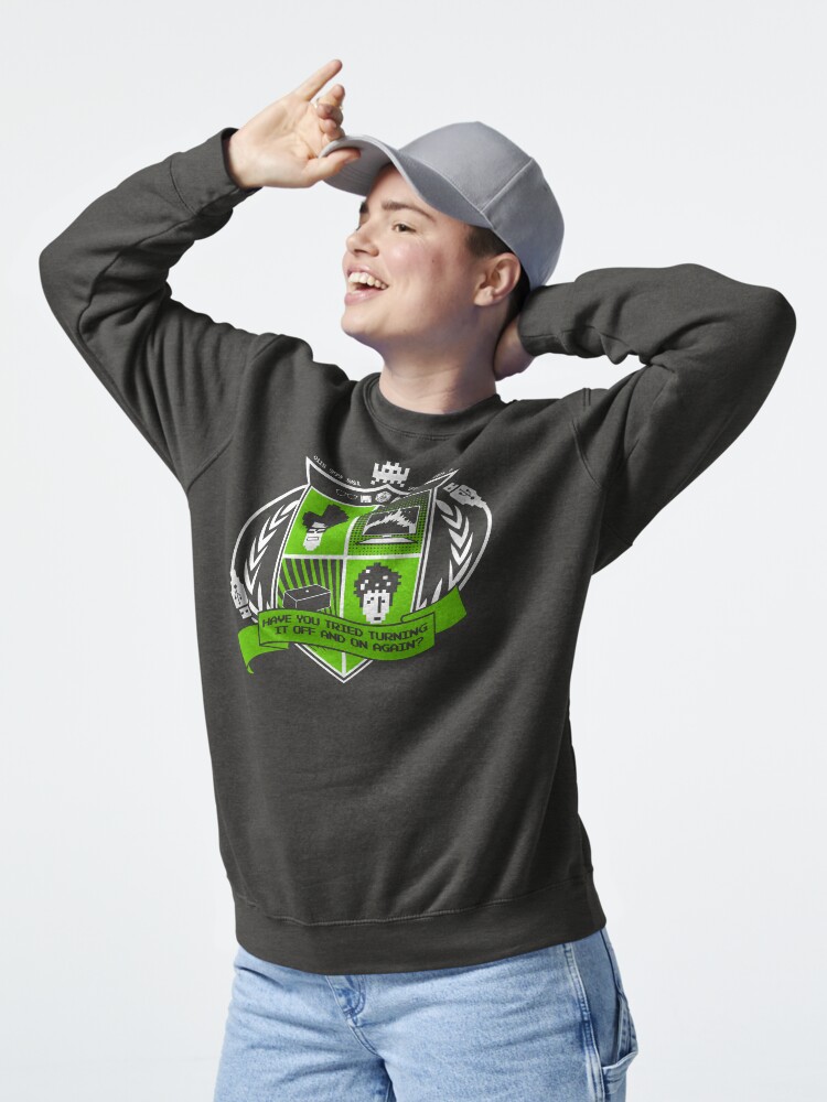Thumbnail 5 of 7, Pullover Sweatshirt, The IT Crowd Crest designed and sold by TomTrager.