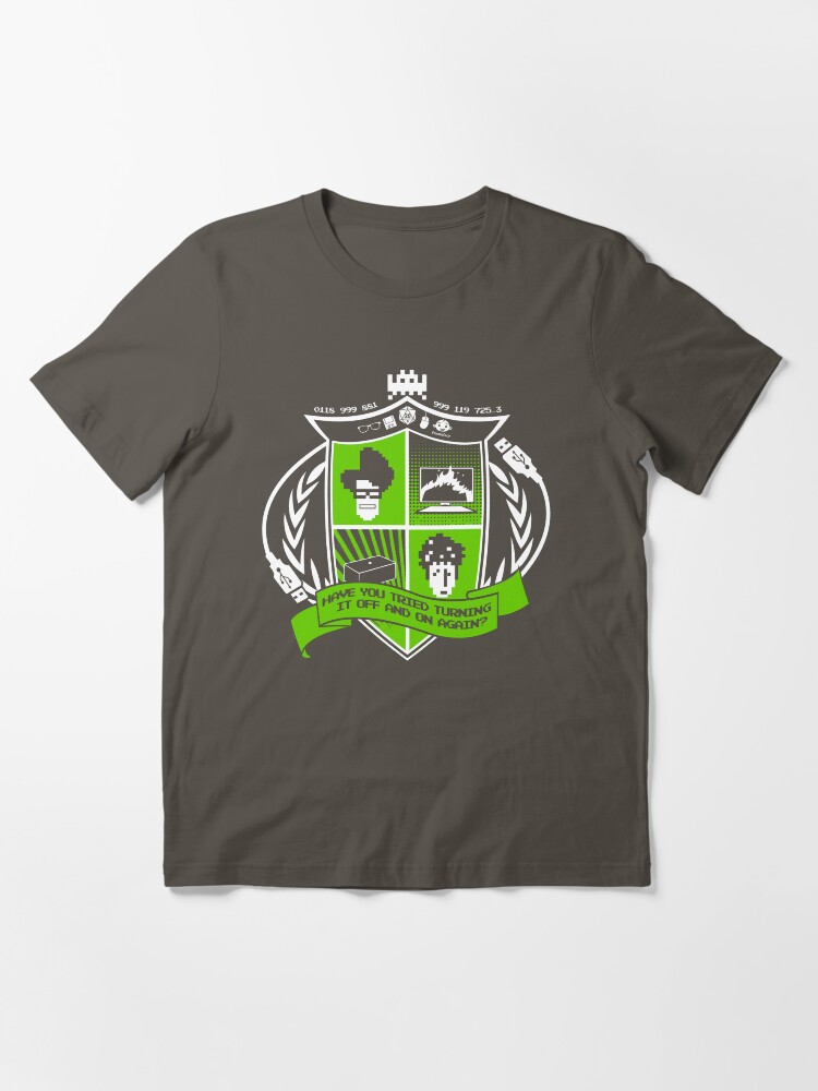 Thumbnail 3 of 7, Essential T-Shirt, The IT Crowd Crest designed and sold by TomTrager.