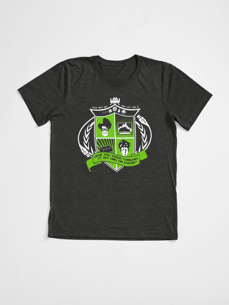 Thumbnail 3 of 7, Tri-blend T-Shirt, The IT Crowd Crest designed and sold by TomTrager.