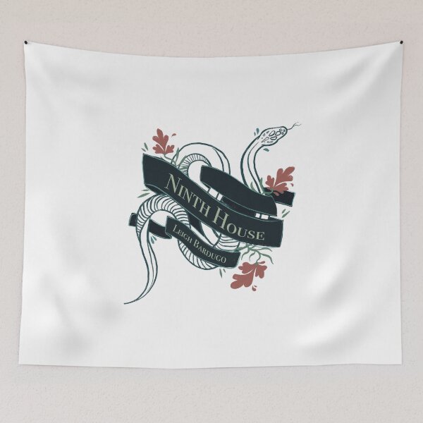 Item preview, Snake Ninth House Banner - Graphic Illustration (Outline) designed and sold by Manda Lyn LaCorte.