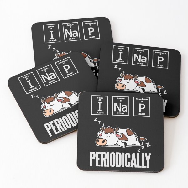 Item preview, Funny Cow Lover Gift - Chemistry Lover Gift - I Nap Periodically - Science Nerd designed and sold by kntranhoang.