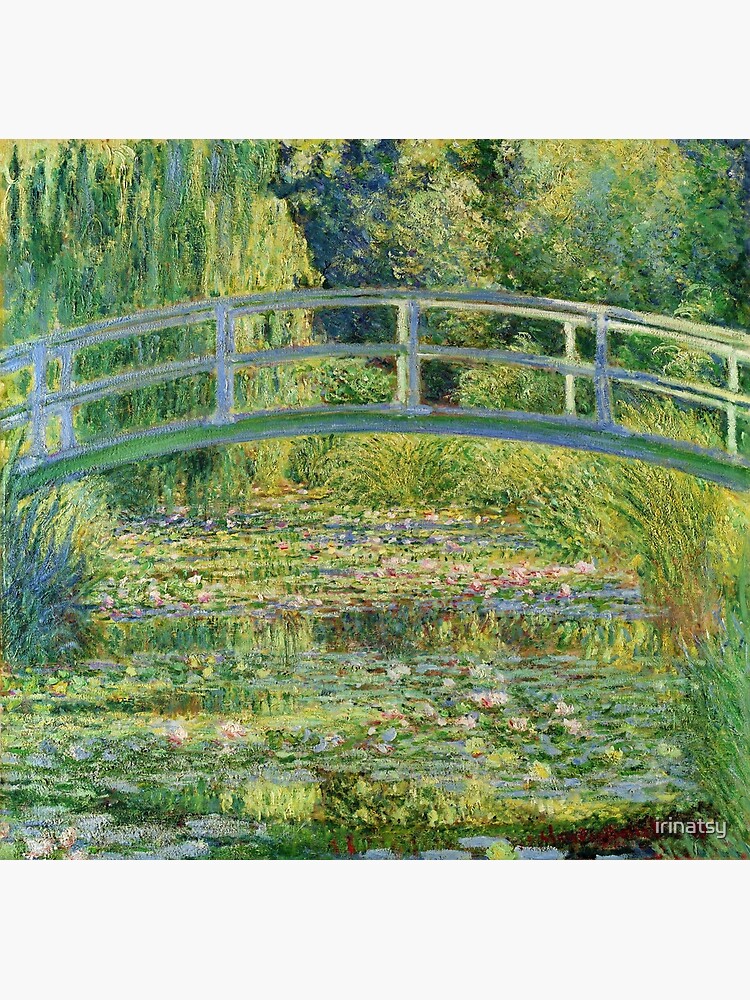 Claude Monet Water Lily Pond Greeting Card By Irinatsy Redbubble