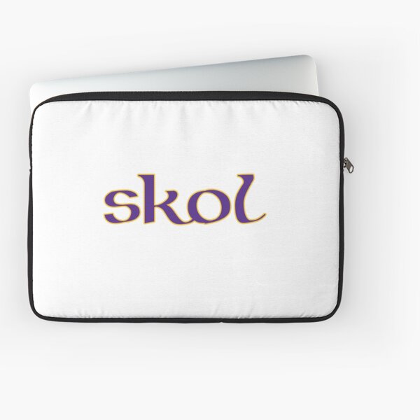 Minnesota Vikings Skol Helmet Laptop Sleeve for Sale by