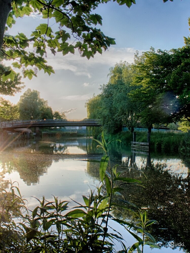 River Reflected Rays by Ruski