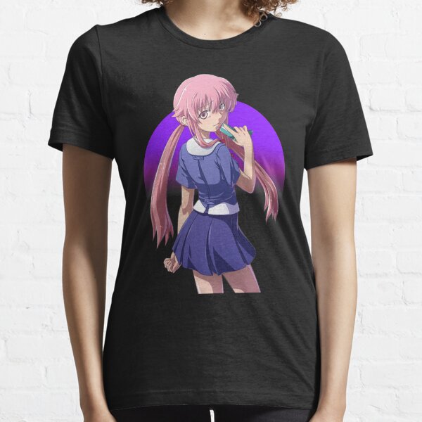 Camisa Black De Anime Mirai Nikki Yuno