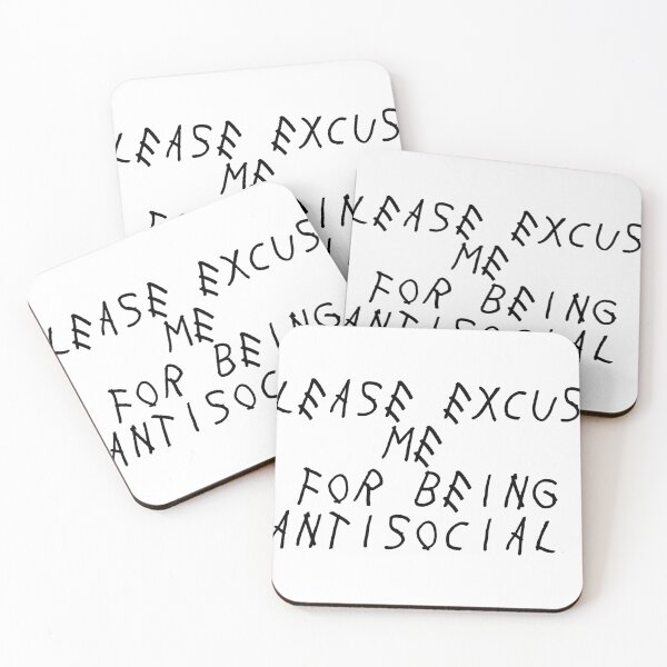 Item preview, Please Excuse Me For Being Antisocial designed and sold by Darien Mitchell.
