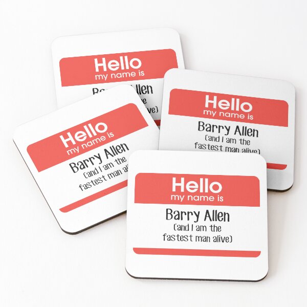 Item preview, My name is Barry Allen... designed and sold by fandemonium.