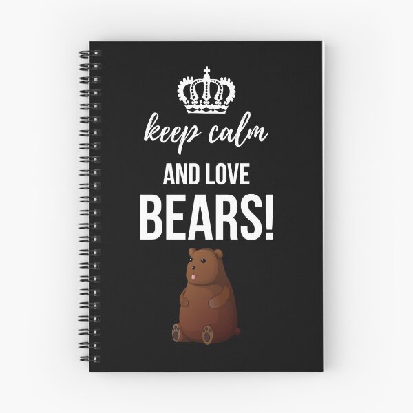 Item preview, Keep Calm And Love Bears! designed and sold by PinkPandaPress.