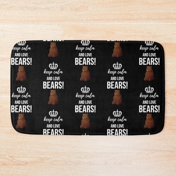 Item preview, Keep Calm And Love Bears! designed and sold by PinkPandaPress.