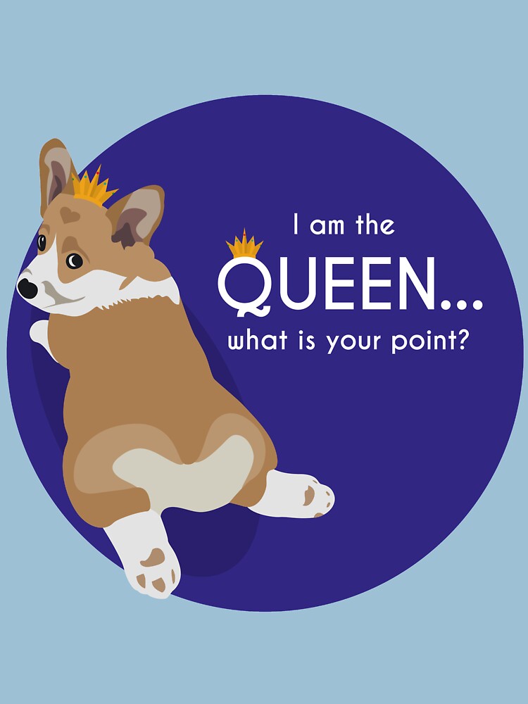 Queen Corgi by wolfenoot