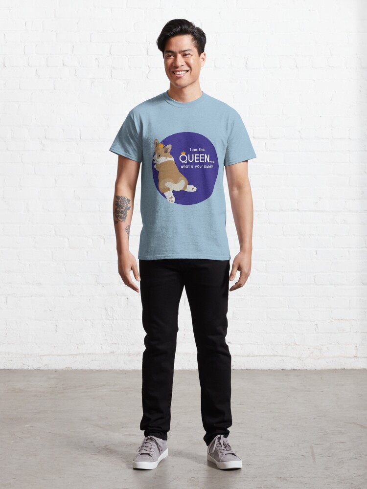Alternate view of Queen Corgi Classic T-Shirt