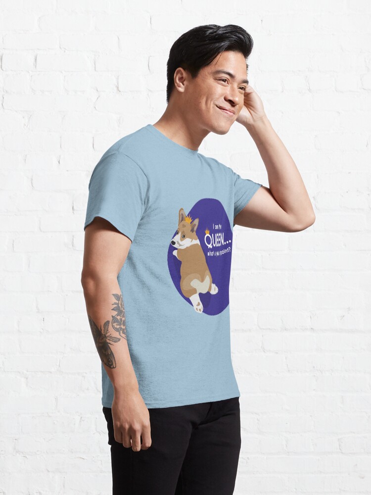 Alternate view of Queen Corgi Classic T-Shirt