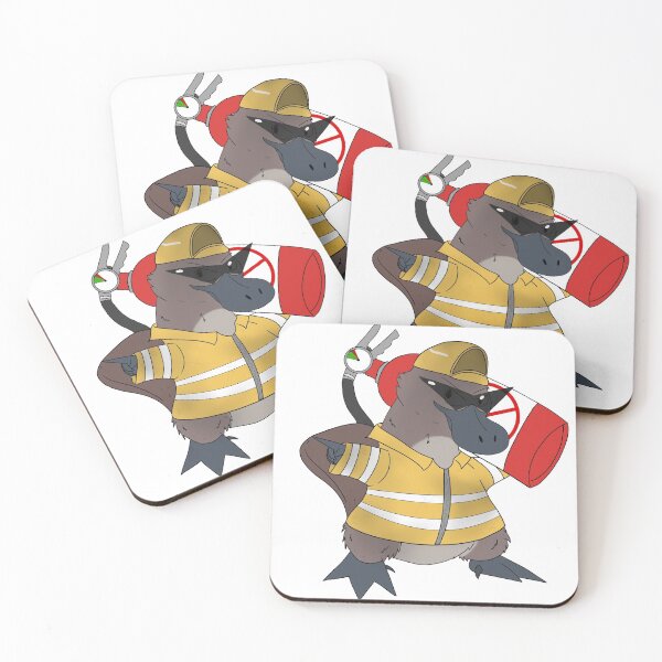 Item preview, Platypus Squad Firefighter designed and sold by Spookleye.
