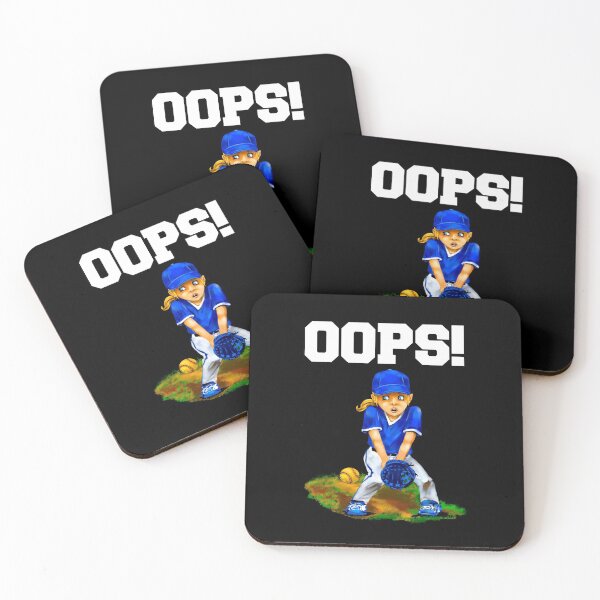 Artikelvorschau, OOPS Junges Mädchen vermisst Softball fangen entworfen und verkauft von fantasticdesign.