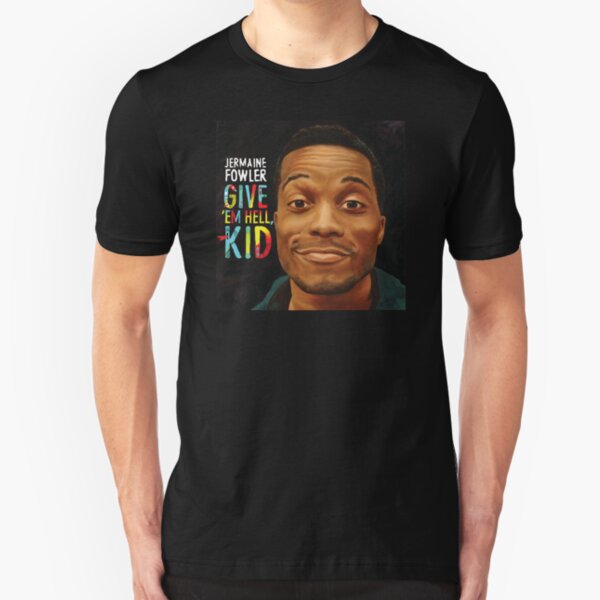 Jermaine Fowler - GIVE 'EM HELL, KID (cover) Slim Fit T-Shirt