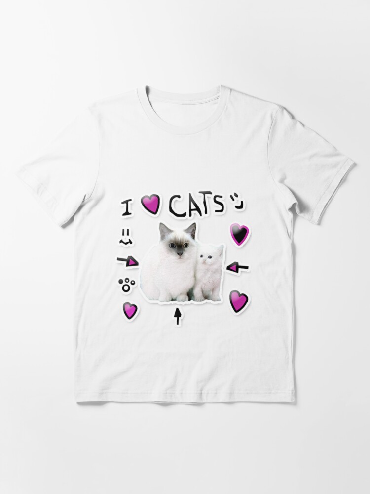 Denis Daily I Love Cats T Shirt By Thatbeardguy Redbubble - t shirt roblox cat