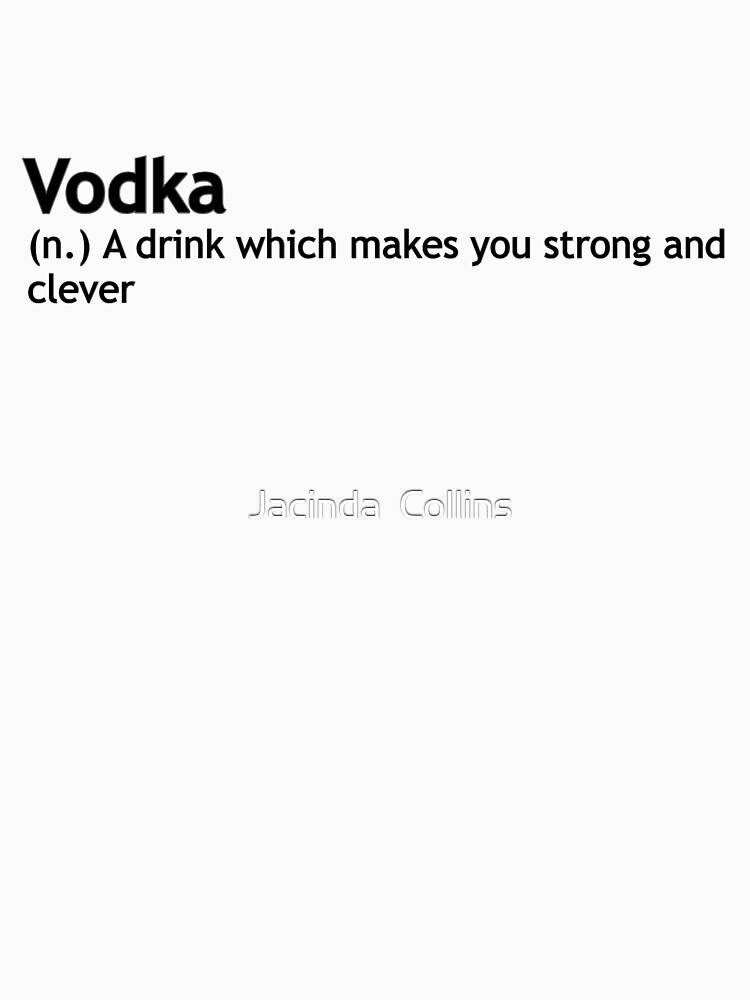 "Vodka definition funny " Tshirt by ArtyArtisticART Redbubble