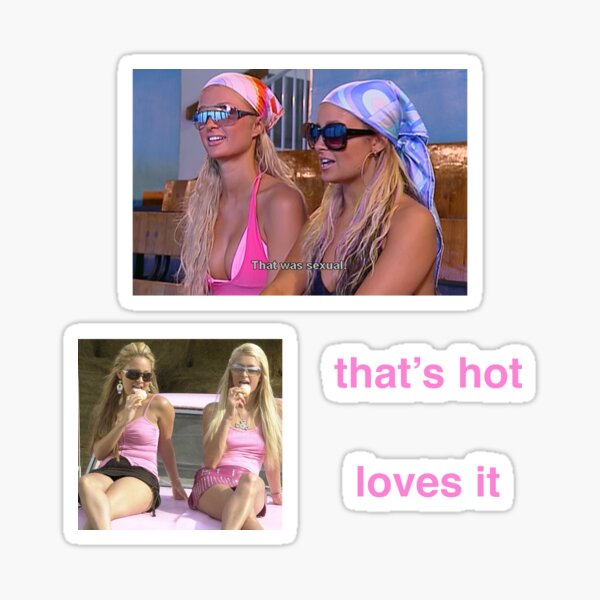 the simple life Paris Hilton & Nicole Richie Sticker