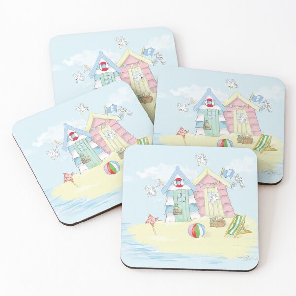 Item preview, Beach Huts - Gone Swimming designed and sold by laurasilvester.