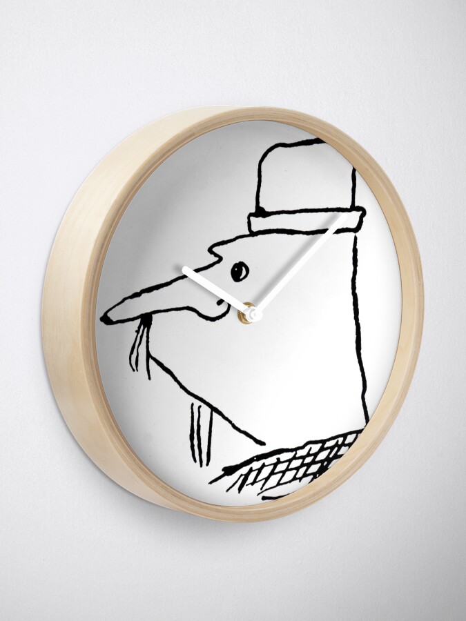 Alternate view of Ubu's portrait Clock