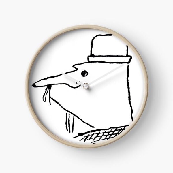 Ubu's portrait Clock