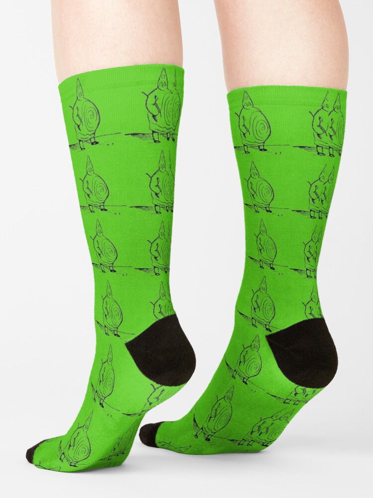 Alternate view of Ubu's portrait by Alfred Jarry Socks