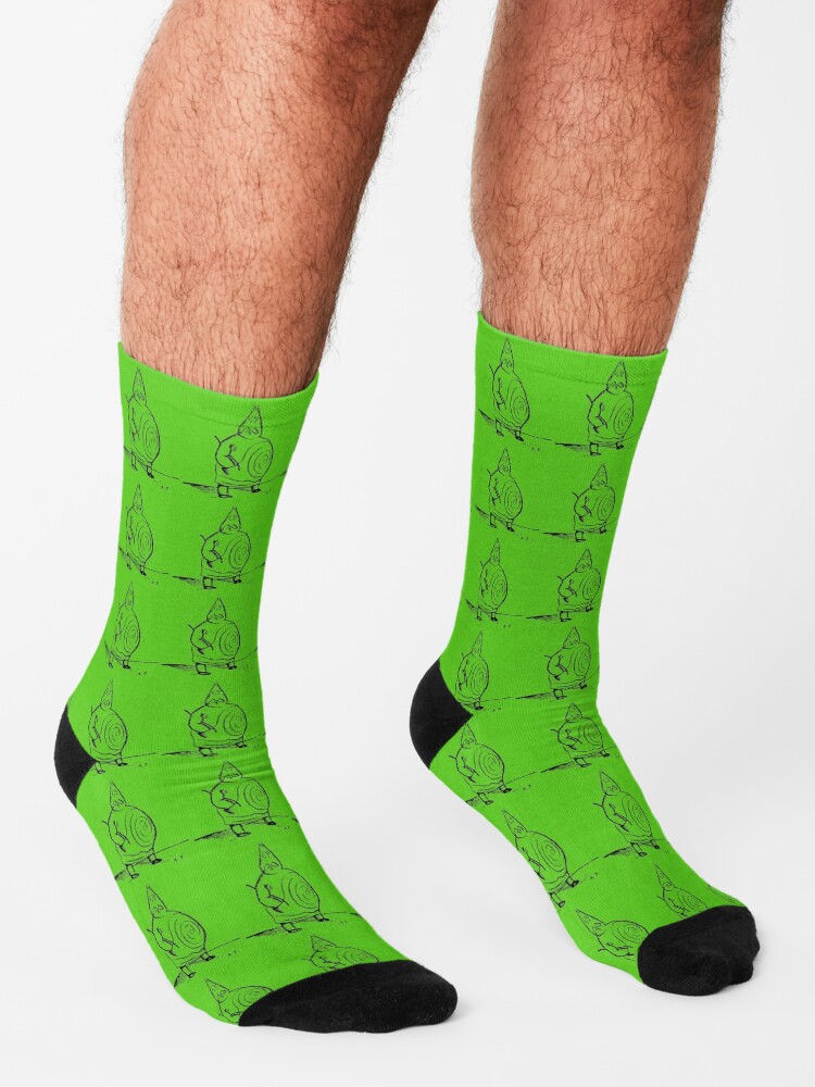 Alternate view of Ubu's portrait by Alfred Jarry Socks