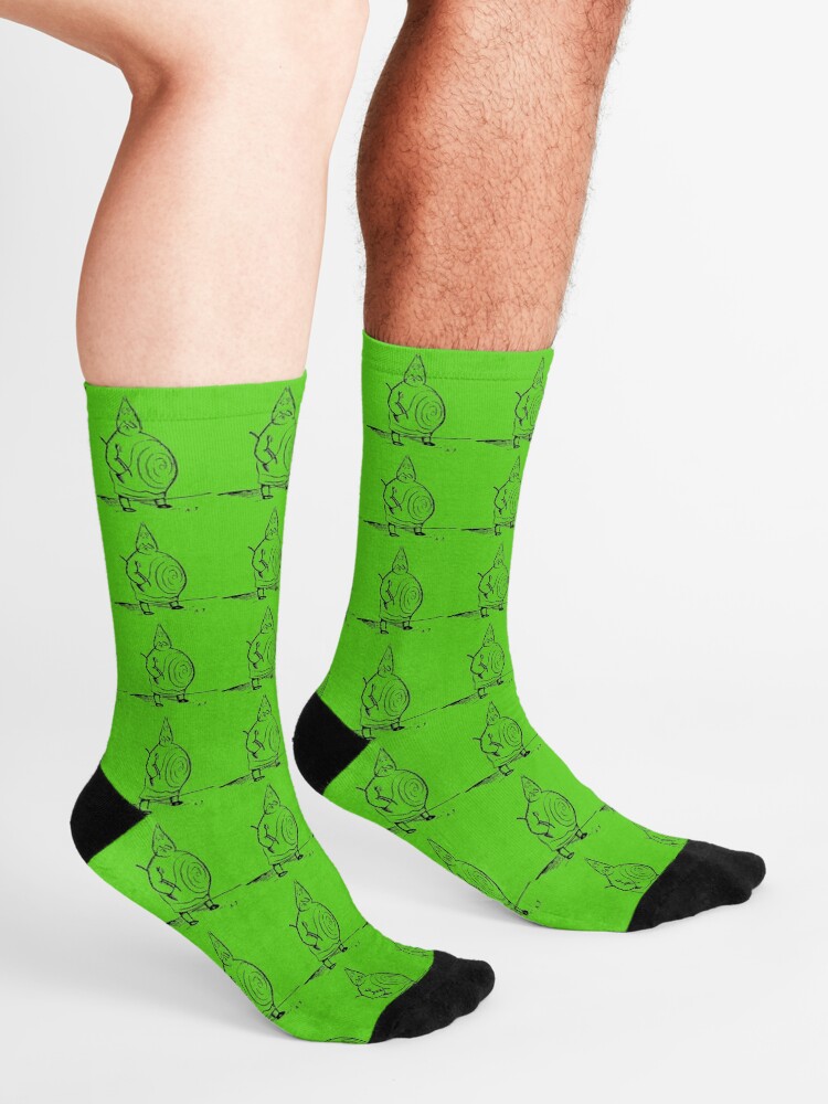 Alternate view of Ubu's portrait by Alfred Jarry Socks